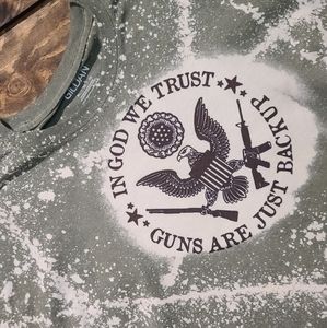 Mens XL Guns are Backup shirt